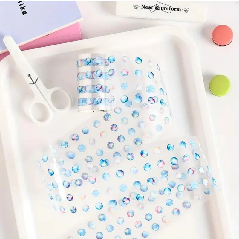 Buy 1 & Get 1 Free Premium Morandi Dotted Sticker Roll - 1 Roll of Adorable Journaling and Decorative Craft Stickers