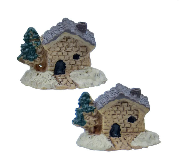 Miniature Home Figurines Set of 2 – Cute DIY Decor | C0519-1