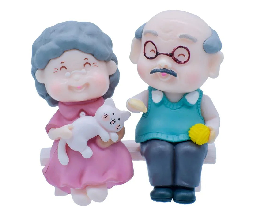Miniature Couple With Chair Set | Pack Of 1
