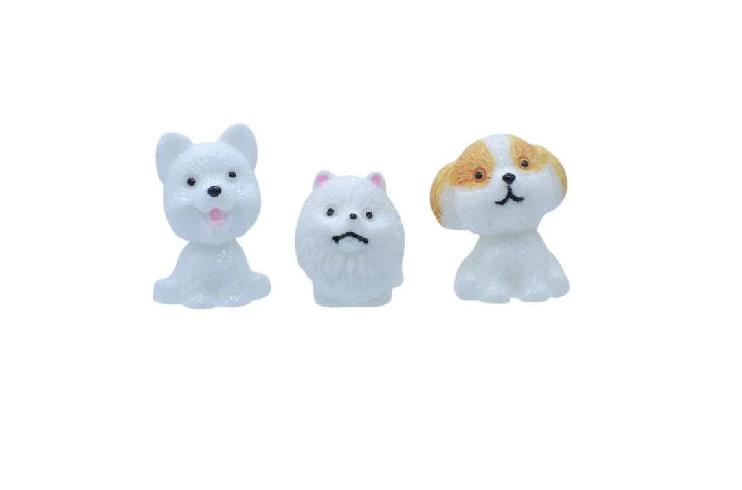 Miniature Dog Figurines Set of 6 – Cute DIY Decor | C0161-A