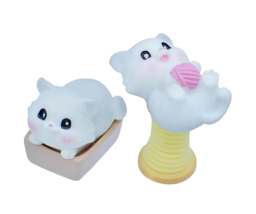 Miniature Cat Figurines Set of 3 – Cute DIY Decor | C0719-A