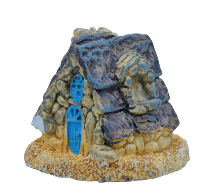 Miniature Weird Stone House – Unique Resin Figurine | 1 Pc | C0653-2