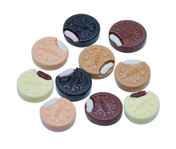 Miniature Oreo Biscuit Set – 10 Pcs Mix Colors for DIY & Dollhouse Decor | MMAN-87