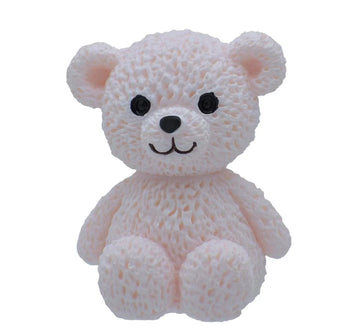 Miniature White Teddy – Cute Collectible Figurine for DIY & Decor | C0339-5