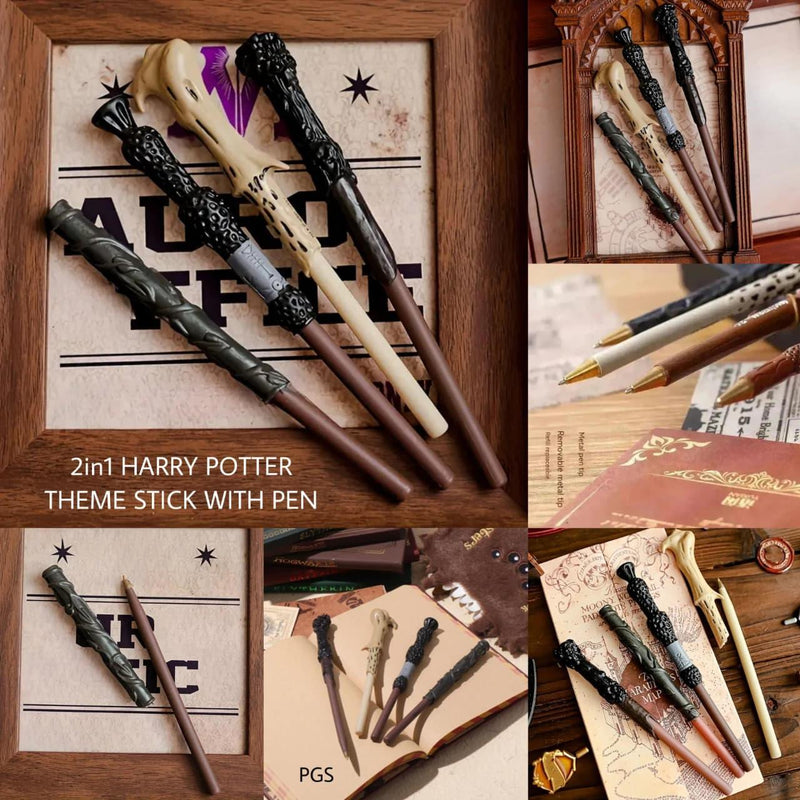 Harry Potter Magic Wand Ballpoint Pen (Assorted, Pack of 1)