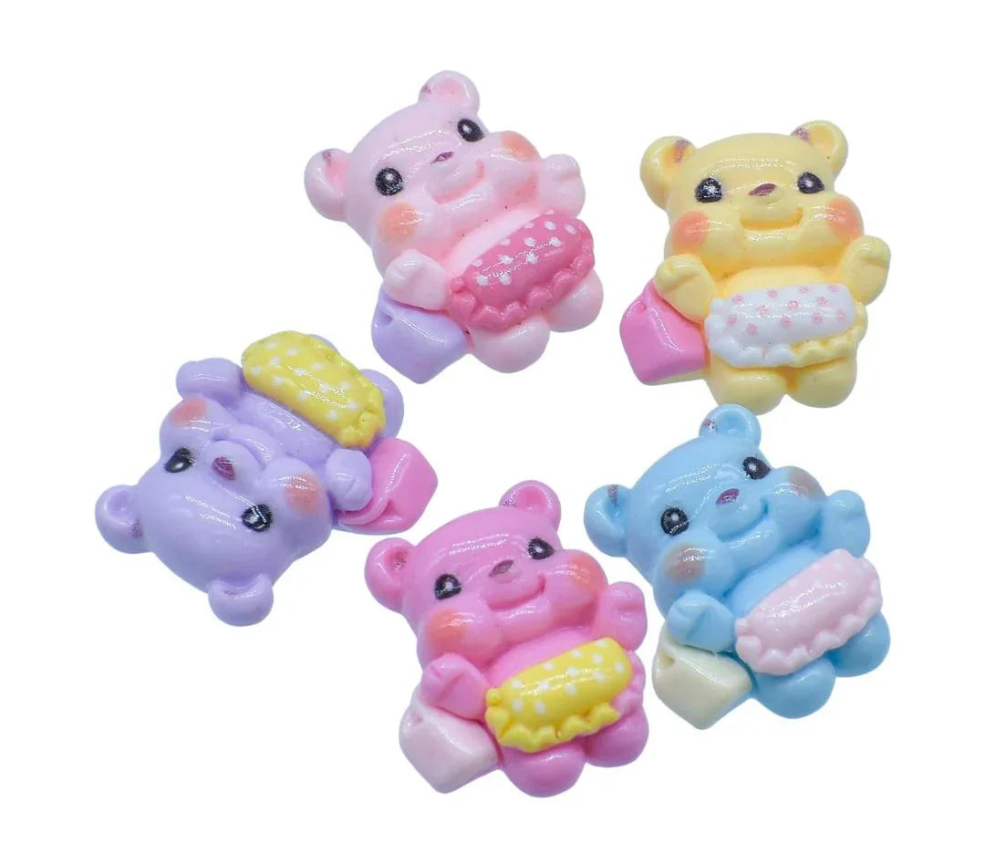 Miniature Teddy Bear 5 Pcs Mix Colour