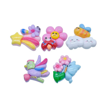 Miniature Butterfly 5Pcs Mix Colour MMAN-76