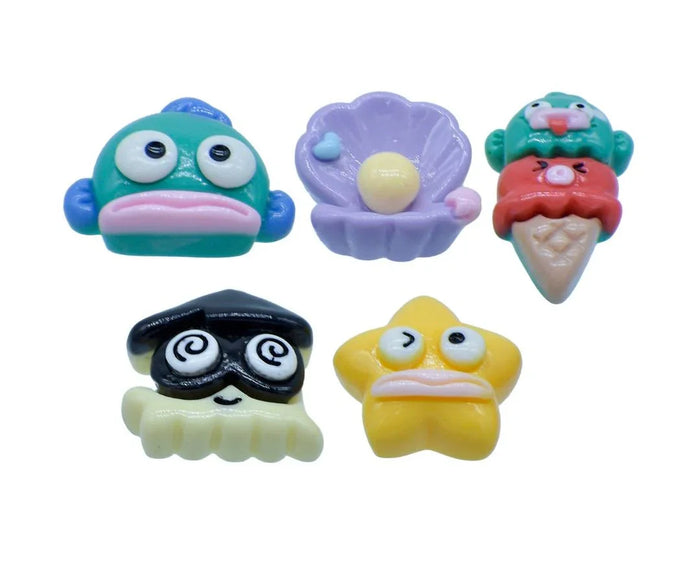 Miniature Fish 5Pcs Mix Colour MMAN-71