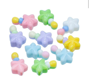 Miniature Star 10Pcs Mix Colour MMAN-61