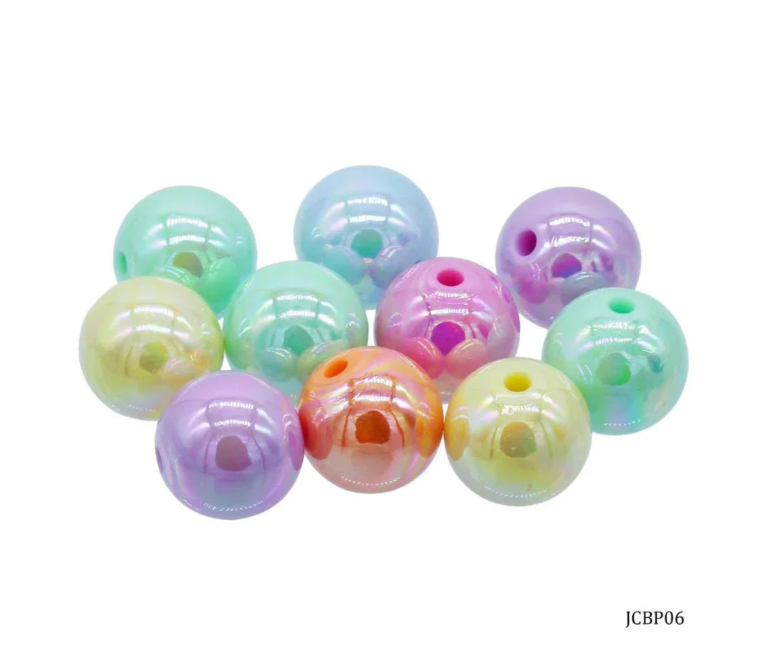 Craft Beads Pastel Colours 16MM 20Gsm JCBP06