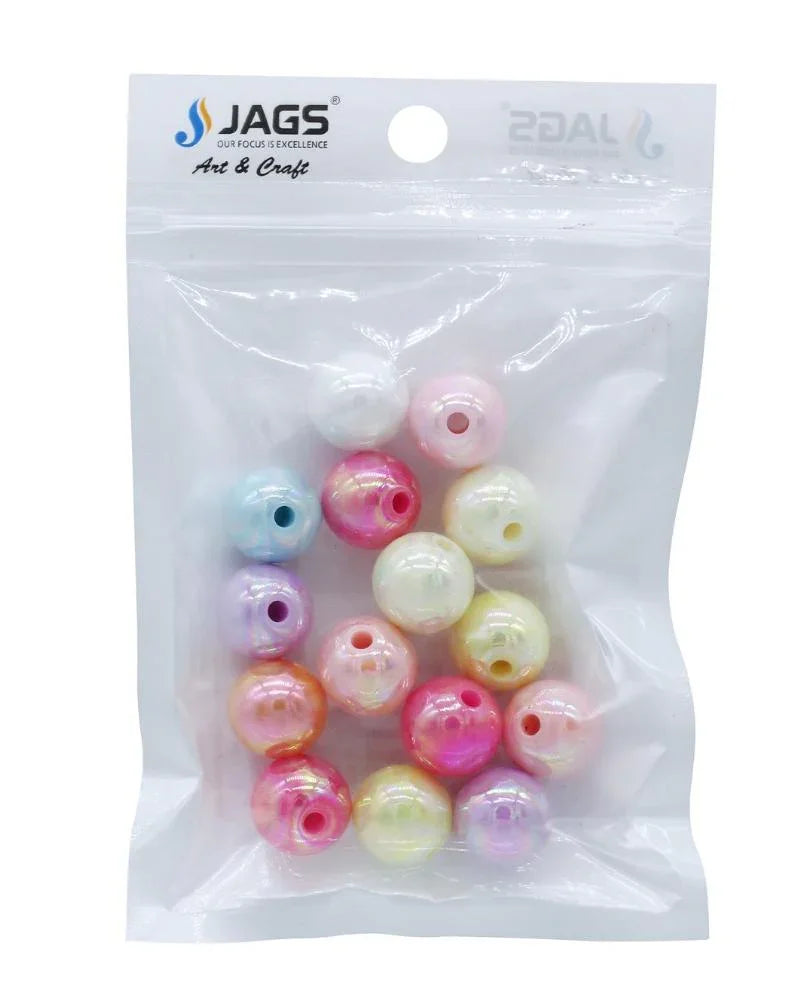 Craft Beads Pastel Colours 14MM 20Gsm JCBP05