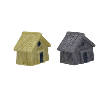 Miniature House 2 Pcs Set C0996-A for DIY Crafts & Decor