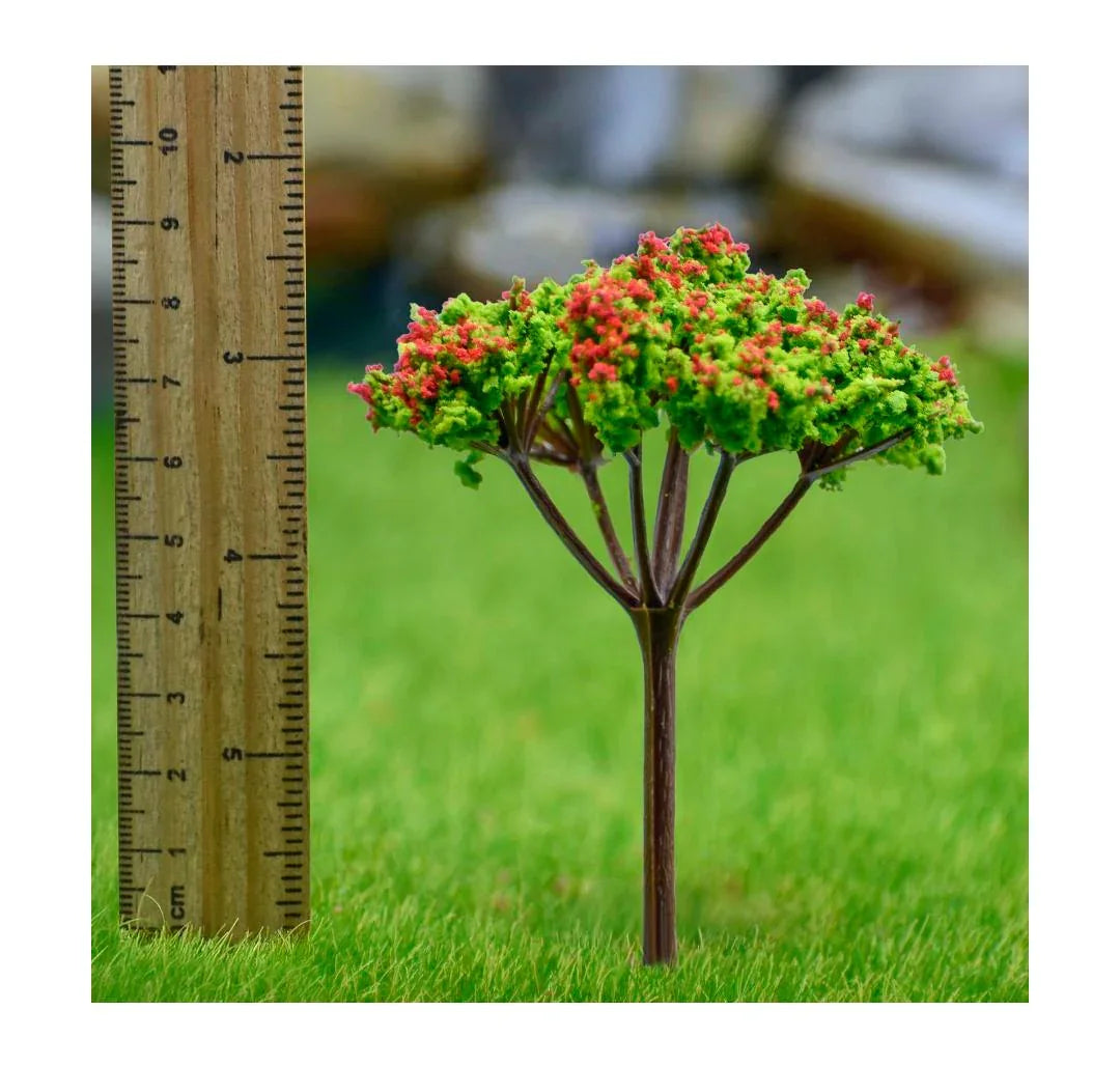 Artificial Miniature Tree 1 Pcs Green & Red TL-90GRD – Inkarto