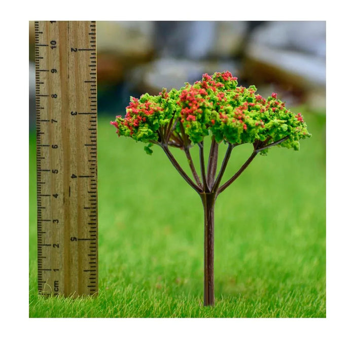 Artificial Miniature Tree 1 Pcs Green & Red TL-90GRD