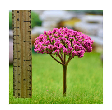 Artificial Miniature Tree 1 Pcs Green & Pink TL-90GPK