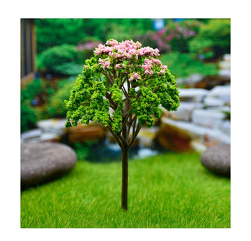 Artificial Miniature Pink & Green Shade Tree 1 Pc FU-140GLP