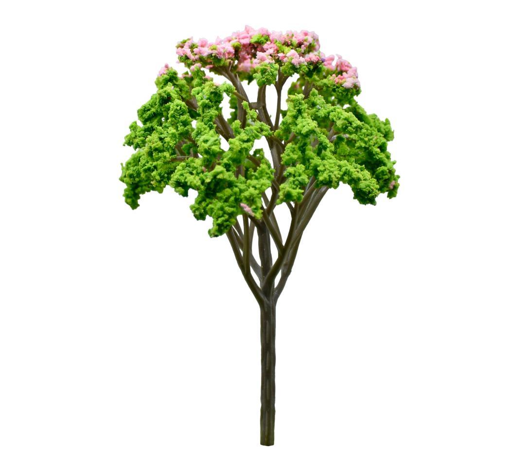 Artificial Miniature Pink & Green Shade Tree 1 Pc FU-140GLP