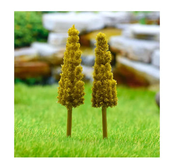 Artificial Miniature Sand Colour Tree 2 Pcs FC-70YW