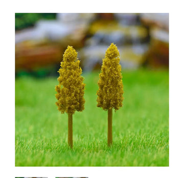 Artificial Miniature Sand Colour Trees 2 Pcs FC-50YW