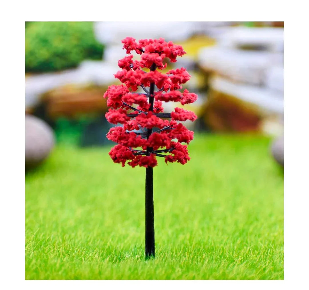 Artificial Miniature Red Tree 1 Pc 002-100RD