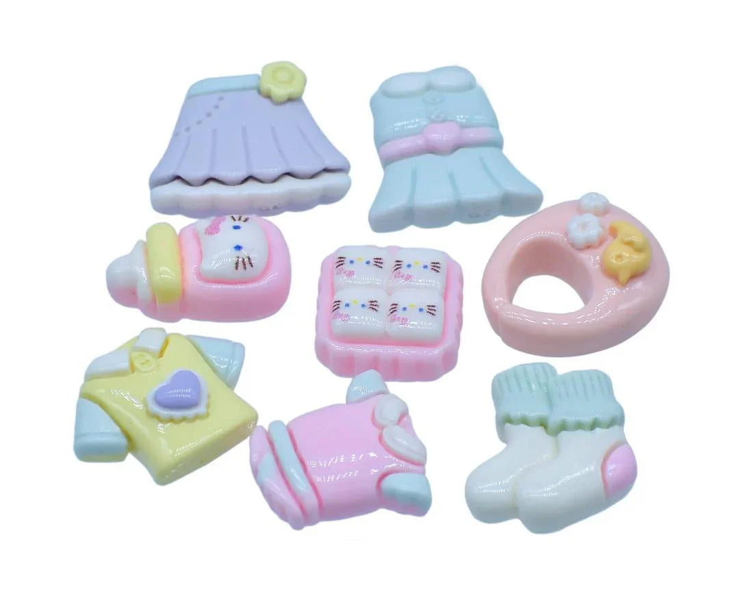 Miniature Baby Instrument 8 Pcs Mix Colour MMAN-75