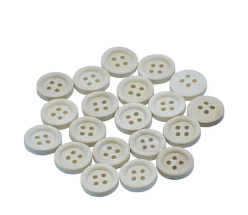 Craft Decorative Button Round 20 Pc JCDBR13MM