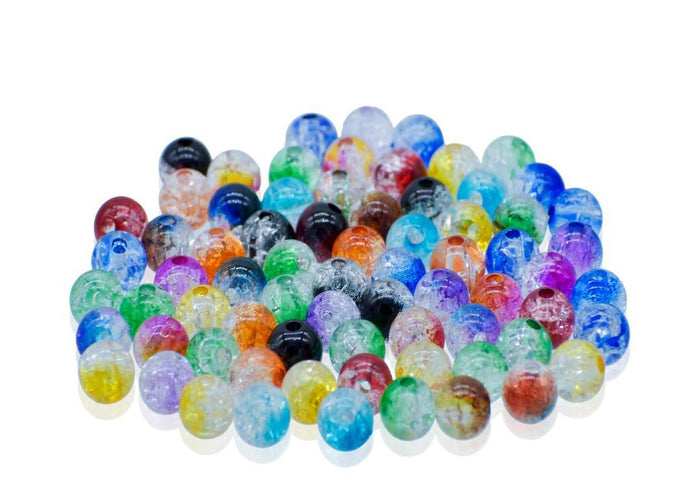 Craft Beads Crystal MultiColour 8MM 20Gsm JBCM8MM