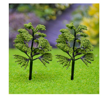 Artificial Miniature Tree Set of 2Pcs Green – CT019-70GN
