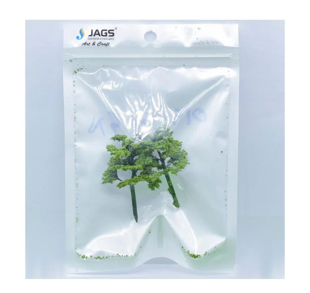 Artificial Miniature Tree Set of 2Pcs Green – T019-50GN