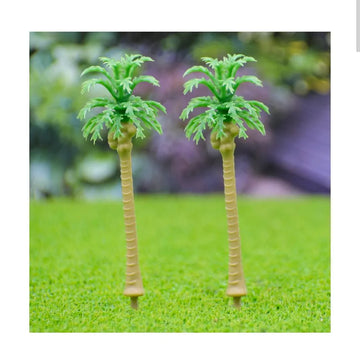Artificial Miniature Tree Set of 2Pcs Green – AD-65GN