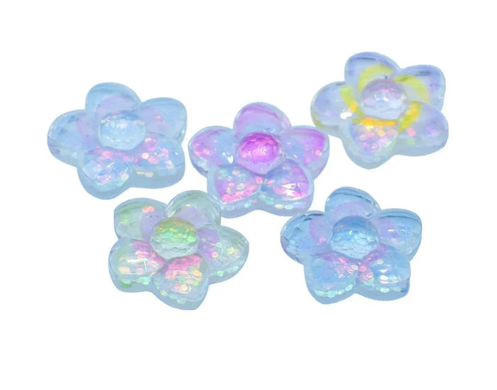 Miniature Crystal Flower 5Pcs Mix Colour – MMAN-51