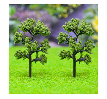 Artificial Miniature Tree Set of 2Pcs Green – CT011-60GN