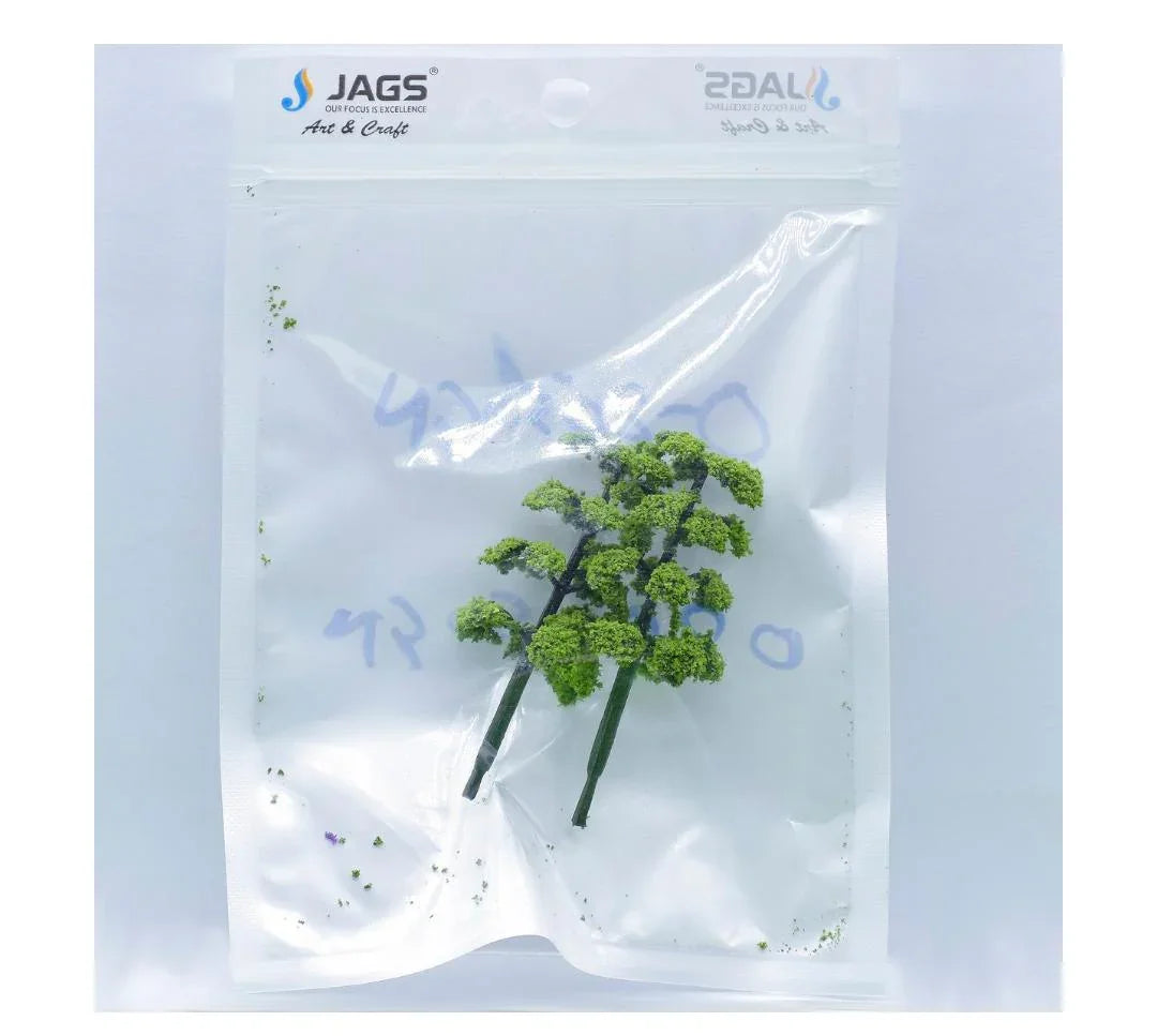 Artificial Miniature Tree Set of 2Pcs Green – T020-50GN