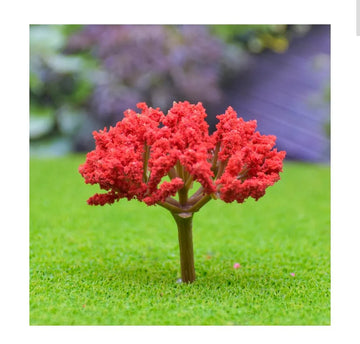 Artificial Miniature Tree 1Pc Red – TL-40RD