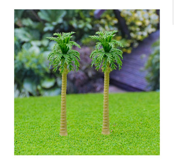 Artificial Miniature Tree Set of 2Pcs Green – AD-80GN