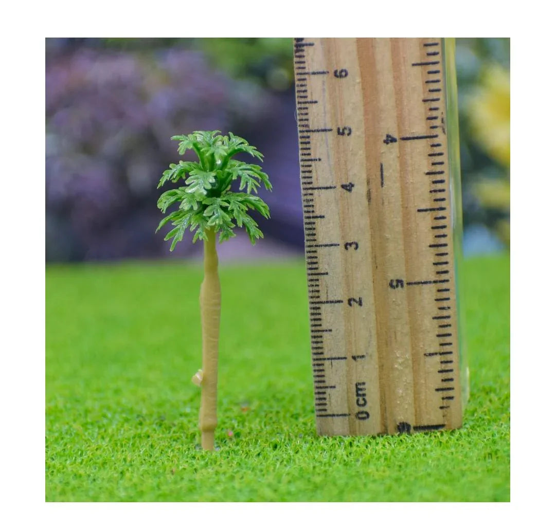 Artificial Miniature Tree Set of 2Pcs Green – B-50GN