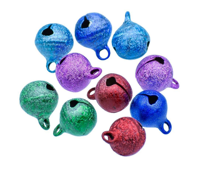 Mini Metal Bells Dark Polish Colour 10MM 10 Pc – JMMB18