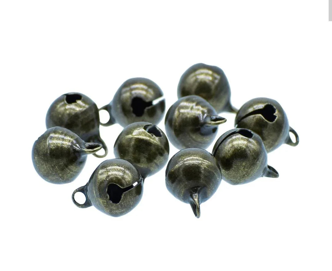 Mini Metal Bells Bronze 10MM 10 Pc – JMMB36