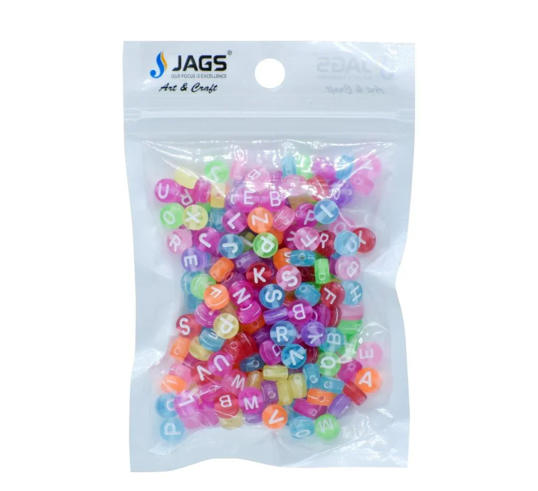 Craft Beads Alphabet Small 25gm 4X7MM – JCB203