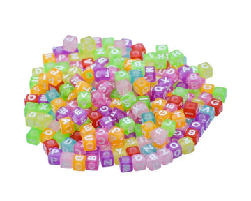 Craft Beads Alphabet Mini Square 25gm 5X5MM – JCB210