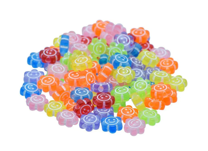 Craft Beads Flower Smiley Small 25g 5X10MM – JCB209
