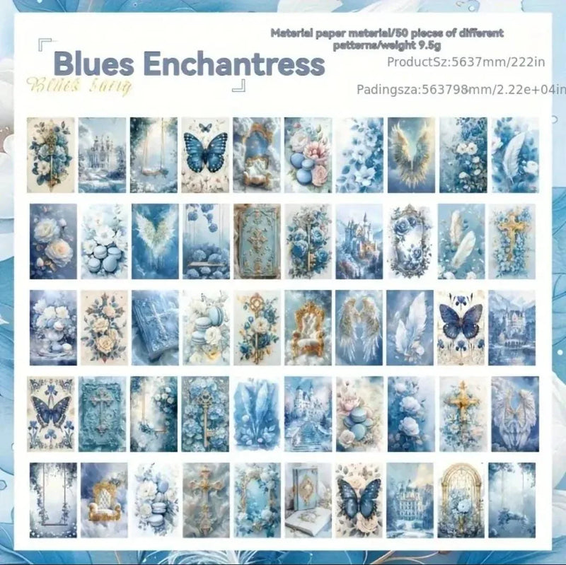 (Buy 1 Get 1 Free) Mini printed Rice paper Diary l Pack of 1 (50 sheets )