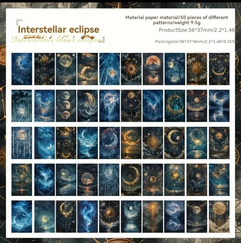 (Buy 1 Get 1 Free) Mini printed Rice paper Diary l Pack of 1 (50 sheets )