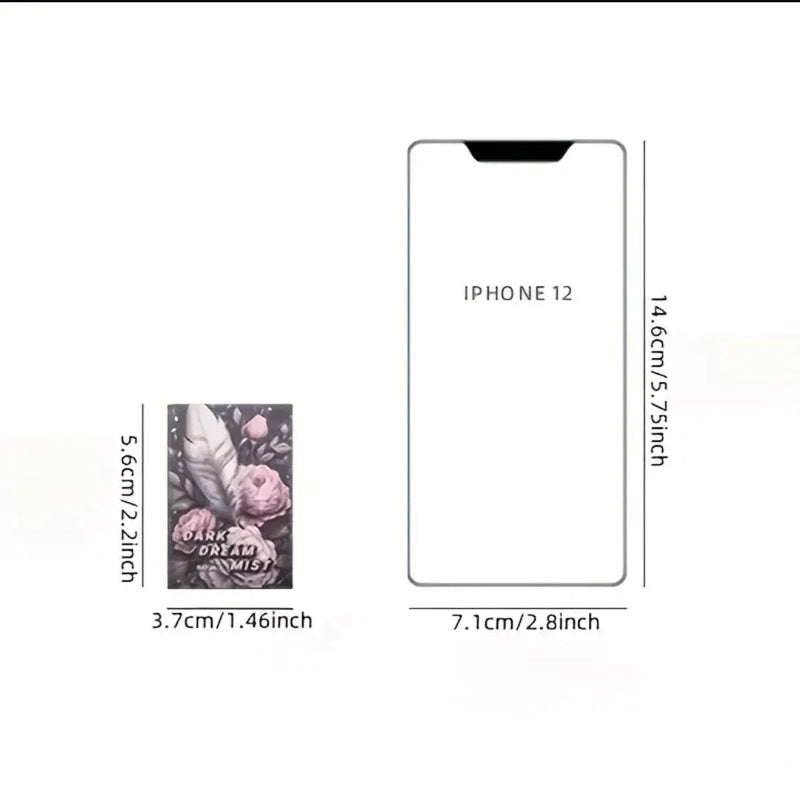 (Buy 1 Get 1 Free) Mini printed Rice paper Diary l Pack of 1 (50 sheets )