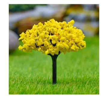 Artificial Miniature Yellow & Green Tree – 1pc | TL-60YW