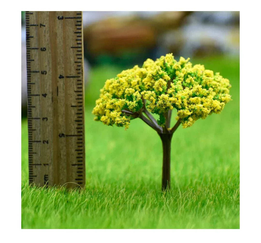 Artificial Miniature Green & Yellow Tree – 1pc | TL-60GYW