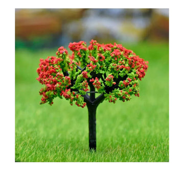 Artificial Miniature Green & Red Tree – 1pc | TL-60GRD