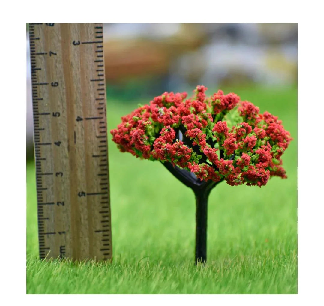 Artificial Miniature Green & Red Tree – 1pc | TL-60GRD