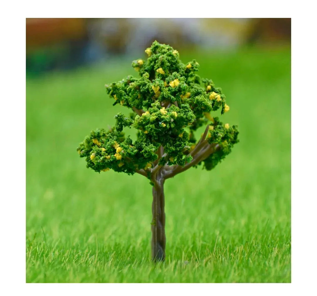 Artificial Miniature Green & Yellow Tree – 1pc | TL-40TTG