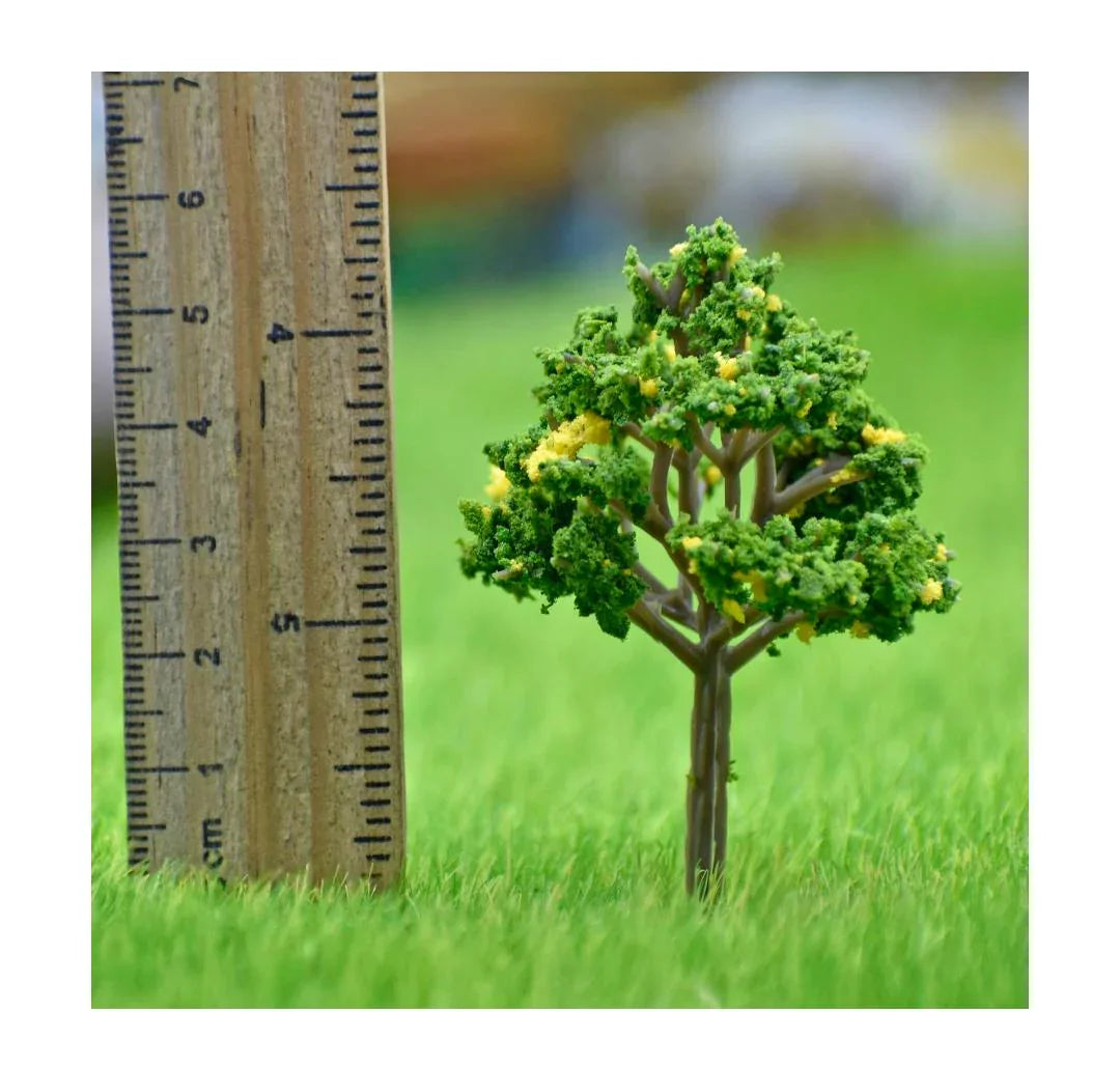 Artificial Miniature Green & Yellow Tree – 1pc | TL-40TTG